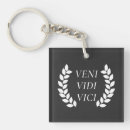 Search for phrase key rings Veni vidi vici
