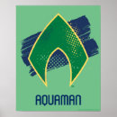 Search for justice league emblem posters Aquaman symbol