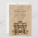 Search for architectural invitations Vintage
