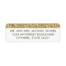 Search for return address labels Yellow