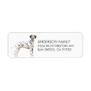 Search for dalmatian return address labels Cute