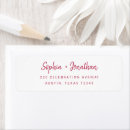Search for modern elegant trendy stylish return address labels Minimalist