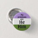 Search for he him pronoun badges Queer