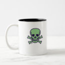 Search for green skull mugs Halloween