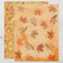 Search for leaves scrapbook paper Orange