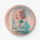 Search for pink christmas paper plates Cartoon