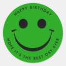 Search for green face stickers Happy