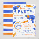 Search for army party invitations Dart war