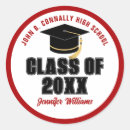 Search for red and white graduation stickers Modern