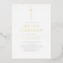 Search for foil first communion invitations Modern
