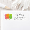 Search for birthday pool party return address labels Colourful