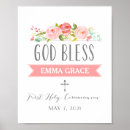 Search for first communion signs posters Floral