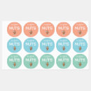 Search for nut free stickers Allergy awareness