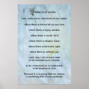 Search for prayer of st francis posters Lord