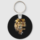 Search for i can do all things key rings Christ lion