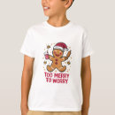 Search for gingerbread kids tshirts Xmas