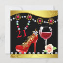 Search for red 21st birthday invitations Classy