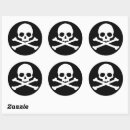 Search for skull and crossbones stickers Goth