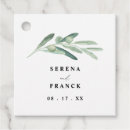 Search for olive branch wedding favour tags Rustic