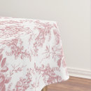 Search for pink floral tablecloths Toile