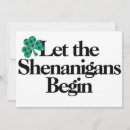 Search for shenanigans invitations Shamrock