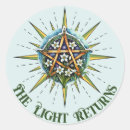 Search for wiccan stickers Pentacle