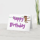 Search for little monkey birthday cards Kids