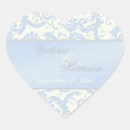 Search for heart shaped wedding stickers Ivory