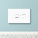 Search for black and white canvas prints Typography