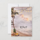 Search for palm tree string lights invitations Sunset