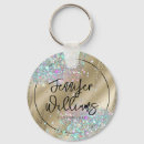 Search for faux gold foil key rings Glitter