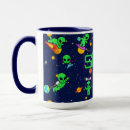 Search for little green alien mugs Outer space