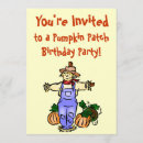 Search for pumpkin patch birthday invitations October