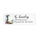 Search for initial l return address labels Watercolor
