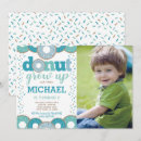 Search for doughnut grow up birthday invitations Boy