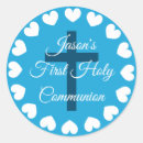 Search for boy communion stickers Blue