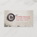 Search for cast business cards Chef