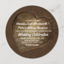 Search for engraved wedding invitations Rustic