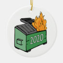 Search for dumpster christmas tree decorations Fire