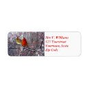 Search for cardinal bird return address labels Greetings