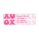 Search for hugs and kisses return address labels Valentine
