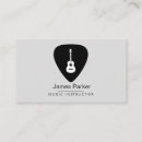 Search for music business cards Singer