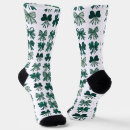 Search for shamrock socks Green white