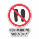 Search for white footprint stickers Black