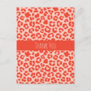Search for pattern thank you postcards Red