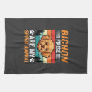 Search for bichon frise tea towels Pug