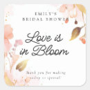 Search for love in bloom stickers Watercolor