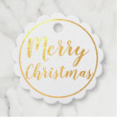 Search for gold foil gift tags Red