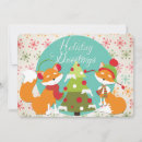 Search for red fox christmas cards Whimsical