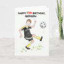 Search for 11th boy birthday cards Soccer